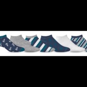 🌟NWT Mens 6PK No Show Ankle Socks